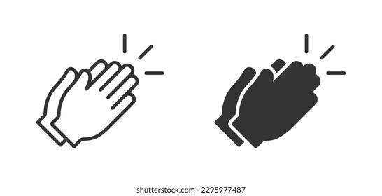 Isolated abstract clapping hands logo set. Give five logotype collection.  Shaking hands sign. Greeting symbol. Positive friendly congratulating  gesture icon.Photo shooting studio. Vector illustration Stock Vector Image  & Art - Alamy