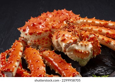 Пресен и вкусен варен кралски рак