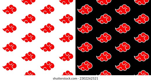akatsuki emblema, naruto anime. naruto rosso nube arte isolato simbolo logo  vettore illustrazione. 29890086 Arte vettoriale a Vecteezy
