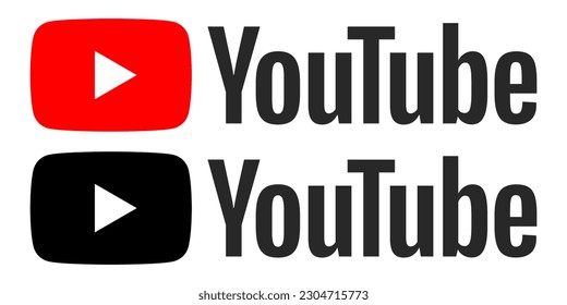 Youtube Logo Black And White Clipart Images For Free Download - Pngtree