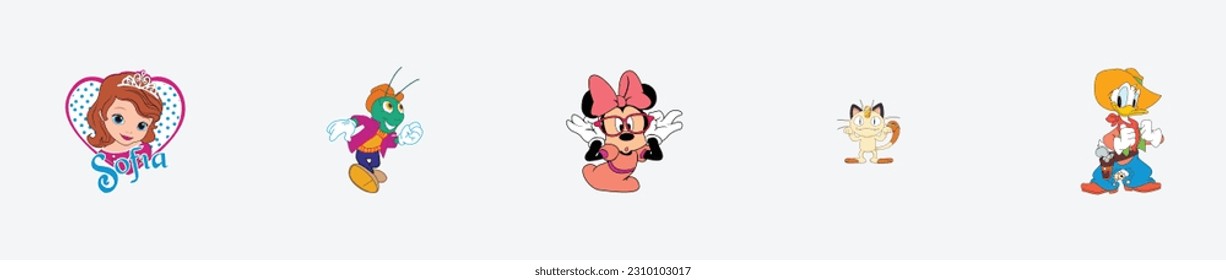 Minnie Mouse Gucci Style logo vector. Download free Minnie Mouse