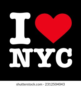 I love new york template Royalty Free Vector Image