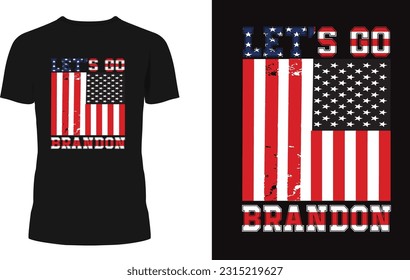 Lets Go Brandon US Flag Conservative Anti Liberal Anti Biden Logo Vector  Design Stock Vector - Illustration of holiday, biden: 233910575