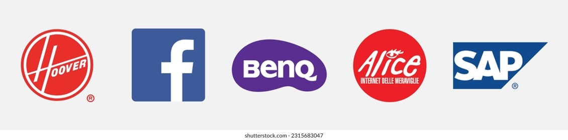 BenQ, rotated logo, white background Stock Photo - Alamy