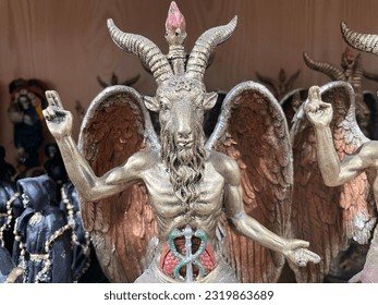 巴风特雕像，通常被认为是恶魔或撒旦，也是撒旦教的象征
