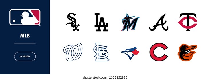 How to draw Major League Baseball MLB Logo  YouTube