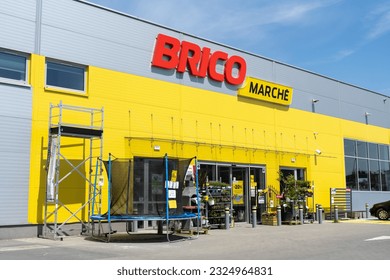 Logotipo Da Marca Bricomarche Super Store Intermarche Imagem de Stock  Editorial - Imagem de europeu, cartaz: 226232689