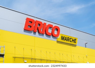 Logotipo Da Marca Bricomarche Super Store Intermarche Imagem de Stock  Editorial - Imagem de europeu, cartaz: 226232689