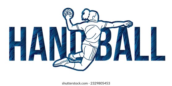 Handball Player Throwing Ball Abstract Isolated Vector Silhouette Handball  Logo Stock Illustration - Download Image Now - iStock