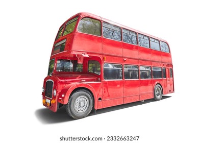 Krásny starý poschodový autobus z Londýna