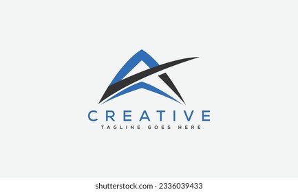 Ats abstract technology logo design on white Vector Image