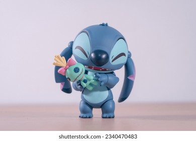 Disney Stitch Cartoon Character Vector Illustration Stock Vector (Royalty  Free) 2308207995