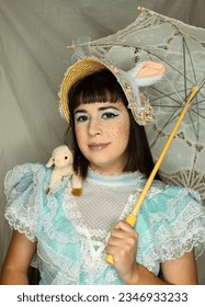 Little bo peep Kostum in ličila