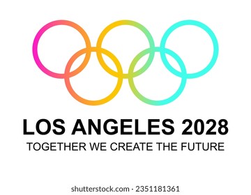 2028 Jogos Olímpicos De Verão, Los Angeles, Design Gráfico png transparente  grátis