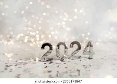 2024 new year champagne celebration 2K wallpaper download