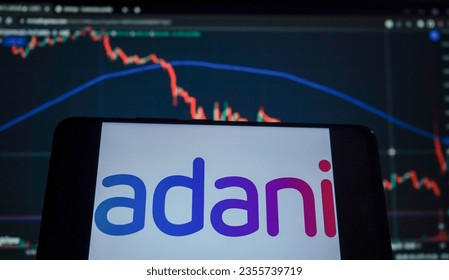 Adani Group logo editorial photography. Image of black - 224885152