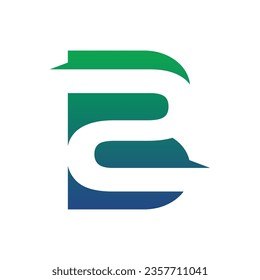 Ícone de logotipo de letra e número B2 Stock Vector by ©brainbistro  143014701