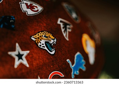 Vector Black Modern Helmet Jacksonville Jaguars Stock Vector (Royalty Free)  2353512203