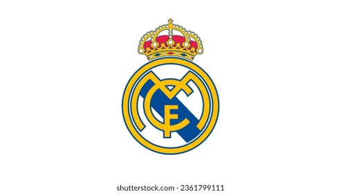 Real Madrid Fc Cup Icon Logo Stock Vector (Royalty Free) 2267663035