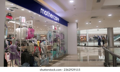 COLOMBO, SRI LANKA - SEPTEMBER 25, 2018: Mothercare Logo Sign Board At The  Store Front. Mothercare Is