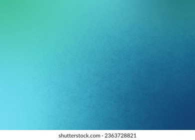 Natural classic blue sky three tone color gradation with clean green mint shade on environmental friendly blank cardboard box paper texture background with space minimal design