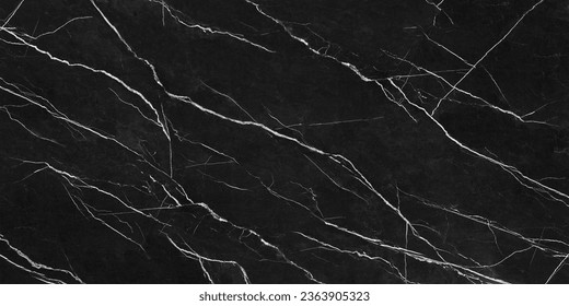 Nero Marquina marble, is a high-quality, black marble with distinctive white veining. It is a popular choice in the world of interior design and architecture due to its elegant and dramatic appearance