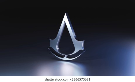 Desktop Wallpapers Assassin's Creed Logo Emblem Fire Games