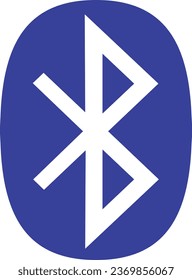 Wireless & Bluetooth Icon PNG vector in SVG, PDF, AI, CDR format