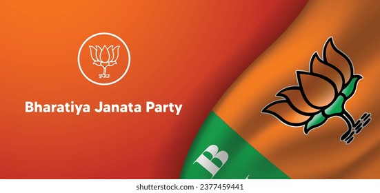 Multicolor Polyester Bhartiya Janata Party BJP Flag For Table at Rs  25/piece in New Delhi