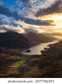 Scotland Glenfinnan Viaduct Harry Potter Scottish Landscapes Highlands Loch Ness Edinburgh Glasgow Culture Bagpipes Kilts Traditions Celtic Heritage Cuisine Tartan Patterns Games Music Scotch History