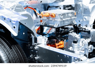 Elektromotor im Elektroauto von Smart