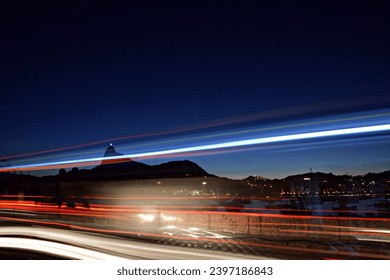 Sentiers lumineux à Mureta da Urca - Rio de Janeiro, Brésil