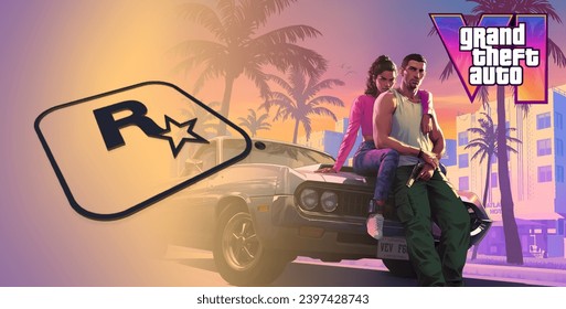 Grand Theft Auto Vice City Vector Logo - Download Free SVG Icon