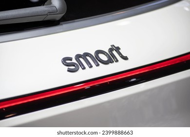 Smart car vector logo (.EPS + .PDF + .CDR) download for free