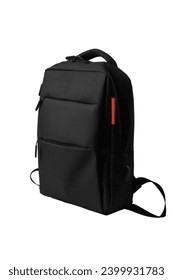 Sac à dos tactique urbain noir pour un usage quotidien isolé sur fond blanc