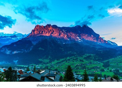 caminhadas nas montanhas dos alpes, suíça