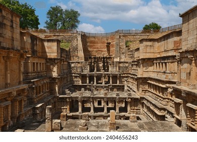 A UNESCO World Heritage Site in Gujarat, Rani ki Vav is an inverted temple highlighting the sanctity of water, divided into seven levels of stairs with sculptural panels of high artistic quality.