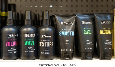 Tresemme label product products branding brand professional affordable new  improved hi-res stock photography and images - Alamy