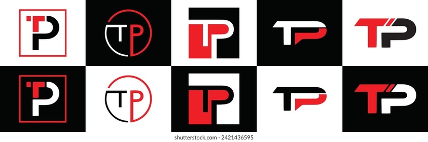 Premium Vector | Tp logo