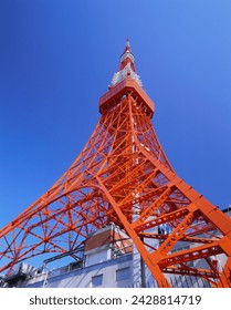 Der Tokyo Tower, Tokio, Honshu, Japan, Asien