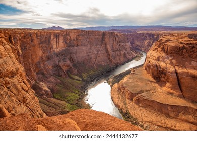 Great view of the Grand Canyon National Park, Arizona, United States. California Desert.
