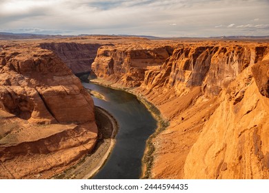 Great view of the Grand Canyon National Park, Arizona, United States. California Desert.