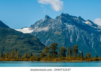 Crescent Lake, Lake Clark National Park and Preserve, Alaska, Verenigde Staten van Amerika, Noord-Amerika