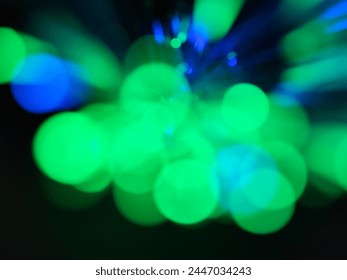 Luci in fibra ottica sfondo astratto