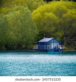 Serene Lakeside Retreat Embracing the Tranquility of Nature in a Secluded Summerhouse