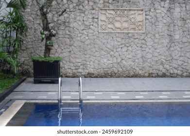 piscina de la hotel, Indonezia, 9 mai 2024, hotel kolam renang di, piscină, iaz, design, apă, baie, sport
