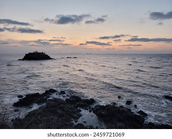 Insel, Sonnenënnergang, Ozean, a Südkorea