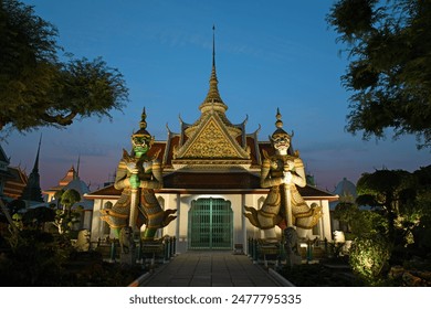 Demon Guardian am Wat Phra Kaew Grand Palace Bangkok, Thailand
