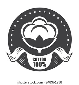 100% Cotton Logo Vector (.CDR) Free Download