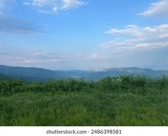 Blue Ridge Parkway view in North Carolina